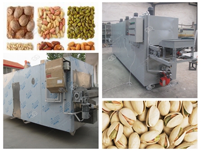 peanut roaster machine