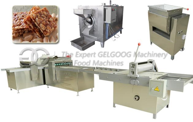 100 kg/h Peanut Brittle Makin