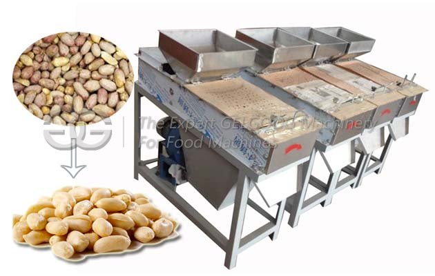  Dry Red Skin Coated Peanut Peeling Machine
