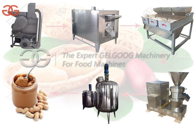 peanut butter production line