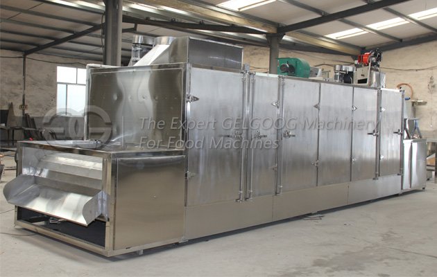 continuous almond roaster machine