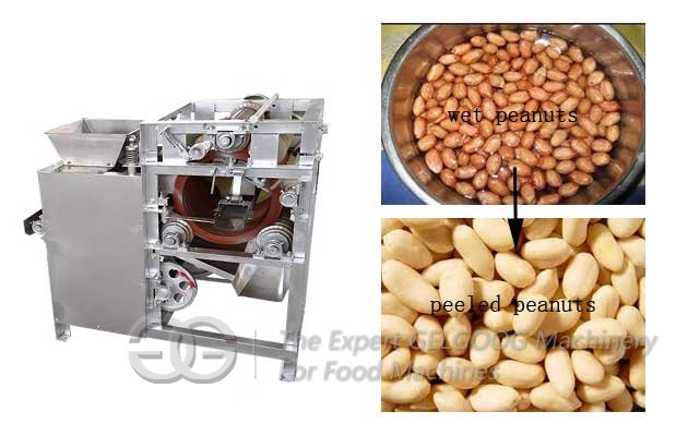 almond peeler machine